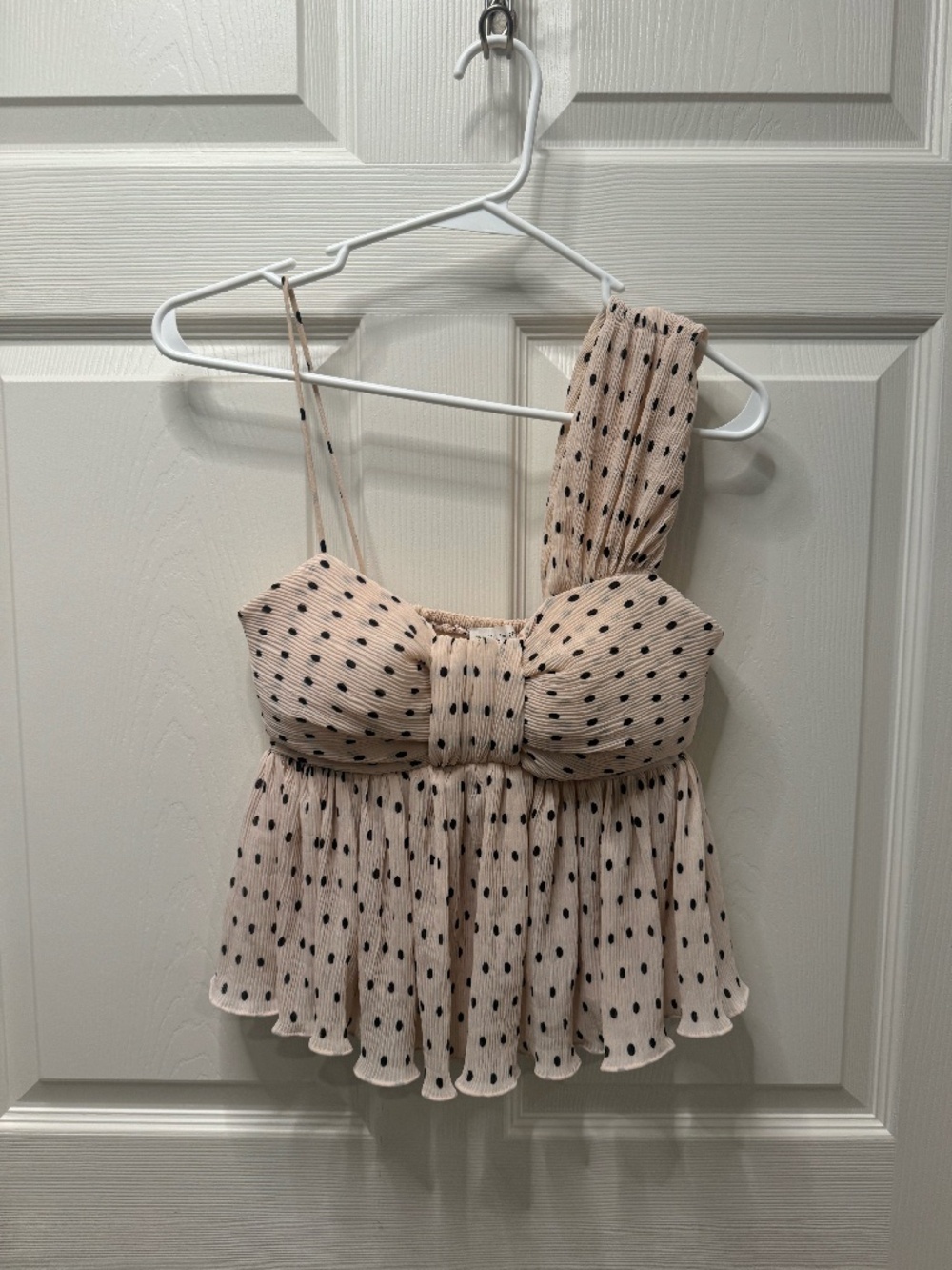 Free the Roses polka dot tank top size XS